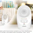 VTech - Babyphone Classic - faible émission d'ondes, portée de 460 mètres thumbnail 5