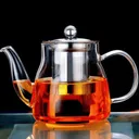 Théière Verre Borosilicate – Infuseur Inox - 750ML thumbnail 1