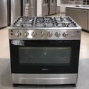 Cuisiniere Tecnolux 5 feux 80X60 Gris TEC85 thumbnail 1