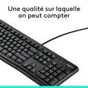Clavier Logitech USB k100 thumbnail 2