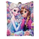 Couverture Flanelle Enfants – Elsa et Anna Haute Définition thumbnail 1