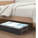 Boîtes de rangement pliables sous le lit, boîtes de rangement en tissu classique, thumbnail 1