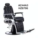 Chaise de Coiffeur Professionnelle HZ8799 - Cuir Noir thumbnail 1