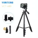 Trépied Caméra et Téléphone YUNTENG VCT-680 en Aluminium thumbnail 1