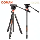 Trépied Professionnel COMAN DF06Q5S en Aluminium thumbnail 1