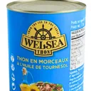Thon morceaux à l'huile de tournesol Welsea 800 g thumbnail 1