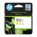 Cartouche d'Encre HP 912XL Jaune - 9,9ml pour Imprimantes thumbnail 1