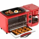 Mini Four Decakila 9 litres Electrique avec Grille 3 en 1 Rouge KEEV003R thumbnail 2