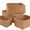 Lot de 4 Paniers de Rangement en Osier thumbnail 1