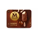 Magnum – Cocoa & Almonds – Glace Vanille Enrobée de Chocolat au Cacao Durable & Amandes – 4 x 100 ml (400 ml) thumbnail 1