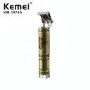 Tondeuse à Cheveux KEMEI KM-1974A Professionnelle - Métal, Chargeur USB thumbnail 1