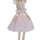 Peluche Souris Princesse - Rose thumbnail 1