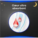 Always Ultra Secure Night – Serviettes hygiéniques avec ailettes (Taille 4, protection nuit) thumbnail 4