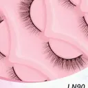 Lot de 5 Paires de Faux Cils Fins – Effet Naturel et Léger thumbnail 1