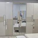 Chambre à Coucher Armoire 6 battants 6 pièces Beige Bambi thumbnail 6