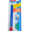Crayons noirs Reynolds x2 avec taille-crayon et gomme thumbnail 1