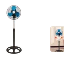 Ventilateur sur pied Decakila Noir 10" thumbnail 1
