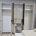 Chambre à Coucher Armoire 6 battants 6 pièces Blanc Diyana thumbnail 3