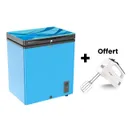 Congelateur Walton Coffre 145LITRES Bleu WCF1D5DELXX + Batteuse Offert thumbnail 3