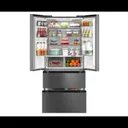 Refrigerateur Midea Side By Side 4PORTES 692LITRES Inverter Gris MDRF692 thumbnail 3