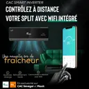 Split Cac 12000BTU Inverter Noir Avec Wifi thumbnail 4