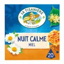 LA TISANIÈRE - Nuit calme Reine des prés - Thé au Tilleul Oranger Camomille - 20 sachets thumbnail 1
