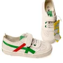 chaussures blanches pour enfants, nouvelle collection avec pointillé thumbnail 1
