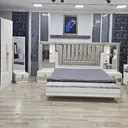 Chambre à Coucher Armoire 6 battants 6 pièces Blanc Bambi thumbnail 1