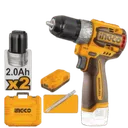Perceuse Visseuse Sans Fil 16V Brushless   CDLI16682 Moteur Sans Balais, Couple 60Nm, Mandrin Métal 13mm et 2 Batteries 2.0Ah thumbnail 1