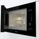 Micro Onde Hisense Encastrable 25 litres avec Grille Noir HB25MOBX7G thumbnail 3