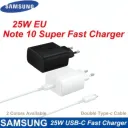 Chargeur Rapide USB-C 25W pour Samsung S8 et Autres Modèles thumbnail 1
