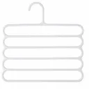 Cintre Pantalons Blanc – Rangement Pratique & Gain de Place thumbnail 1