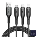 wiwu starlink USB-A to Micro+USB+iP Cable thumbnail 1