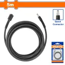 Tuyau haute pression PVC 5 mètres avec raccord rapide thumbnail 3