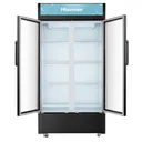 Refrigerateur Hisense Vertical 2 portes Vitrine Noir FL81WC thumbnail 2