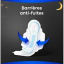 Always Ultra Secure Night – Serviettes hygiéniques avec ailettes (Taille 4, protection nuit) thumbnail 2