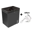 Congelateur Walton Coffre 145LITRES Bleu WCF1D5DELXX + Batteuse Offert thumbnail 5