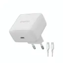 Oraimo-Chargeur type C to type C -OCW-5201E+CC54 avec câble 1M-Blanc thumbnail 1