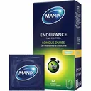 Manix Endurance  - Boîte de 12 Préservatifs pour Homme - Largeur Nominale 53 mm thumbnail 1
