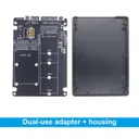 Adaptateur M.2 NGFF / mSATA SSD vers SATA 3.0 – Convertisseur 2 en 1 thumbnail 1
