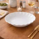 Assiette de présentation à rebord ondulé Incassable thumbnail 3
