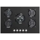 Plaque Encastrable Kumtel 5FEUX 90X60 A Gaz Noir C750BTF thumbnail 1