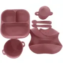 Set Repas Bébé en Silicone – Antidérapant, Sevrage Alimentaire Facile thumbnail 1