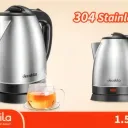 Bouilloire Électrique en Acier Inoxydable Décakila 1,5 L - KEKT002B thumbnail 3
