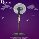 Ventilateur Roch Sur Pied NOIR-DORE RSF-1804 thumbnail 1