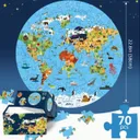 Puzzle Sol Animaux - 70  pièces thumbnail 1