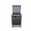 Cuisinière ASTECH CK66ELCF 60/60 4 feux inox avec écran et chaleur tournante thumbnail 1