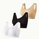 Soutien-gorge de sport sans couture et confortable, 3 pièces thumbnail 1