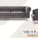 Salon Canapé 7 places Couleur Au Choix Broadway thumbnail 3