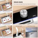 Evier de cuisine 8046W en acier inoxydable 304-coloris blanc thumbnail 6